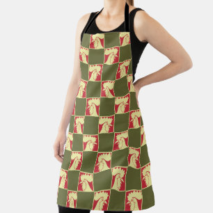 Tablier Damier Coq