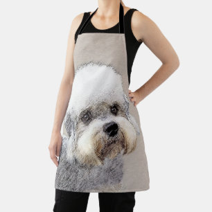 Tablier Dandie Dinmont Terrier Peinture Chien Art original