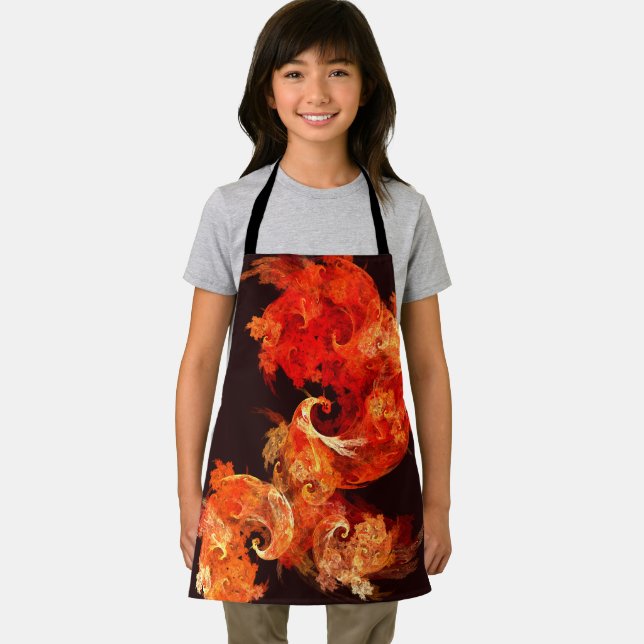 Tablier Danse Feux d'artifice Art Abstrait Apron (Insitu)