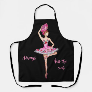 Tablier Danseur de ballet Ballerina avec ventilateur à mai