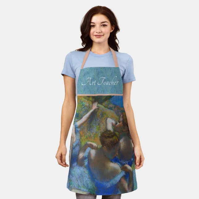 Tablier Danseurs Bleus, Degas Art (Porté)