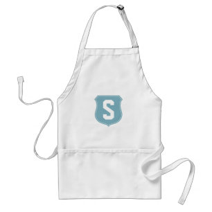 Tablier de barbecue à monogramme personnalisé S po
