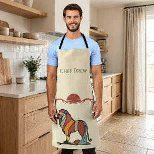 Tablier de BBQ Chef Lion Personnalisé