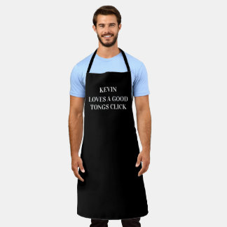 Tablier de BBQ personnalisé drôle - Aime le clic d