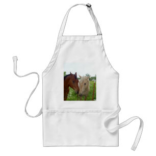 Tablier De BFF de meilleurs amis chevaux pour toujours -