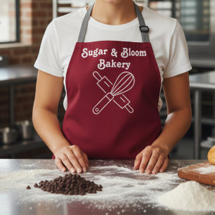 Tablier de boulangerie personnalisé moderne Bourgo