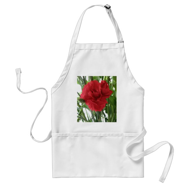 Tablier de carnation rouge (Devant)