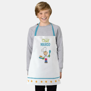 Tablier de Chef de Crêpes Personnalisé pour Enfant