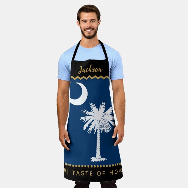 Tablier de chef de drapeau de Caroline du Sud, tab (Porté)