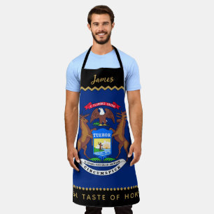 Tablier de chef de drapeau du Michigan, tablier du