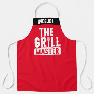 Tablier de chef de grill personnalisé avec personn