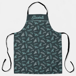 Tablier de chef Motif avec nom personnalisé