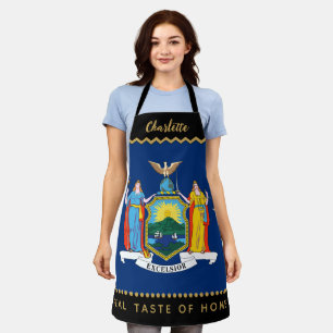 Tablier de chef New York, États-Unis, Drapeau de N