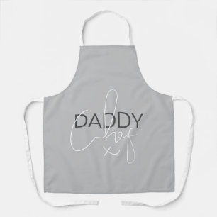 Tablier de chef Papa Gris