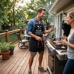 Tablier de chef personnalisé - Cadeau de couple co