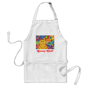 tablier "de chef super" de Psy-chat-delic