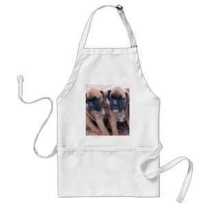 Tablier de chiots de boxeur