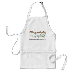 Tablier de chocolat et de courgette
