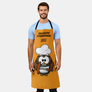 Tablier de chouette personnalisé Grillmaster Extra