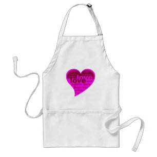 tablier de coeur d'amour