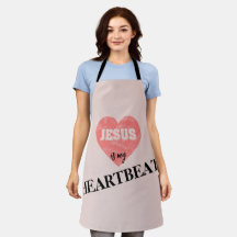 tablier de coeur de Jésus