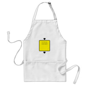tablier de couleur blanche