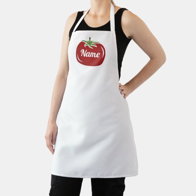 Tablier de cuisine à logo tomate rouge pour hommes (Insitu)