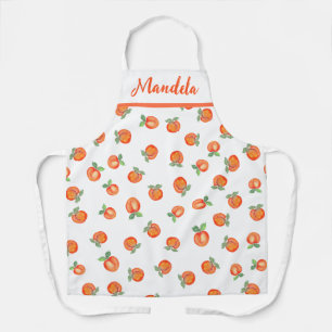 Tablier de cuisine à motif de pêche fraîche