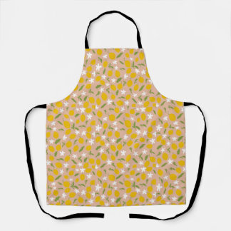 Tablier de cuisine au citron sicilien beau 