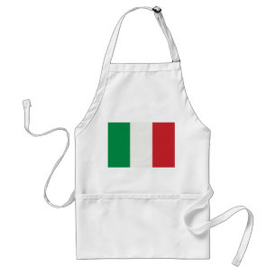 Tablier de cuisine avec drapeau italien