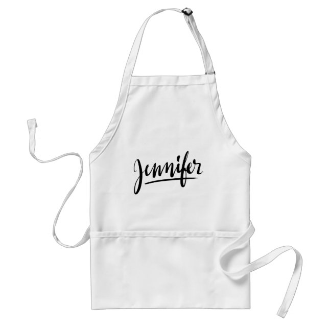 Tablier de cuisine cadeau personnalisé avec le nom (Devant)