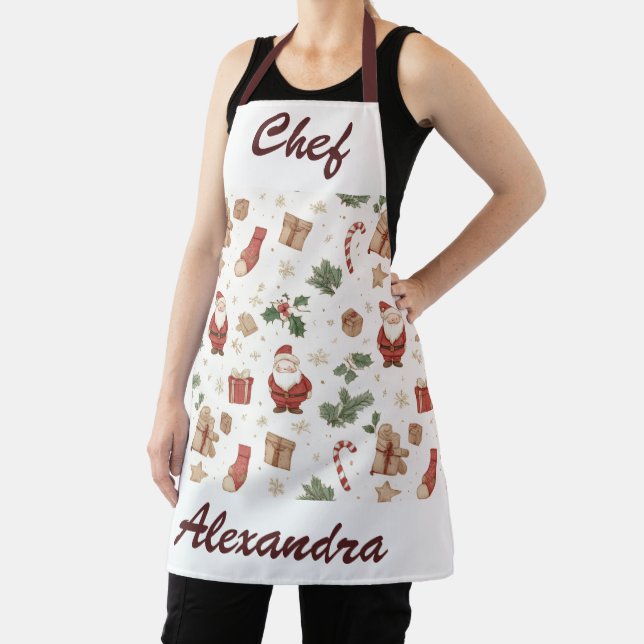 Tablier de cuisine de Noël fantaisiste – Personnal (Insitu)