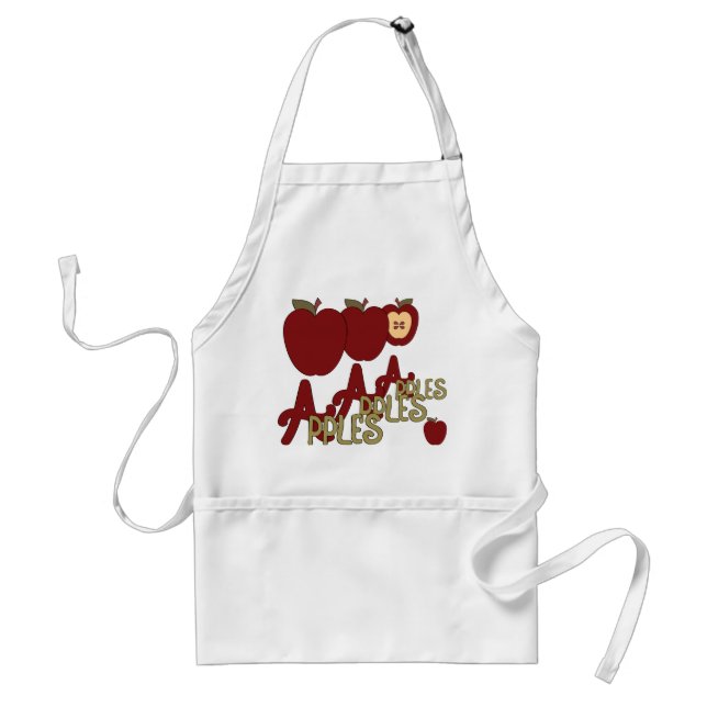 Tablier de cuisine de pays de pommes de pommes de (Devant)