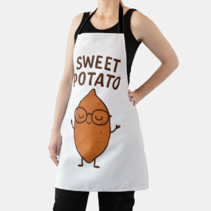 Tablier de cuisine en patate douce