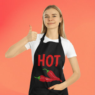 TABLIER DE CUISINE FEMME POIVRONS CHAUDS