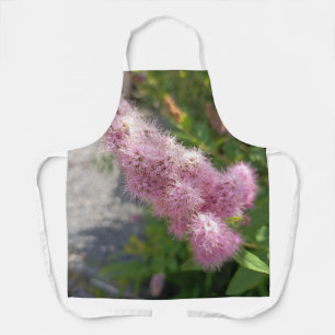 Tablier de cuisine floral Fleur d'Astilbe rose pou