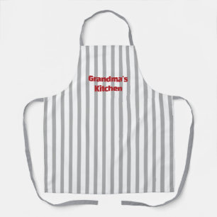 Tablier de cuisine grand-mère - Cadeau rayé person