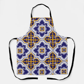 Tablier de cuisine motif méditerranéen