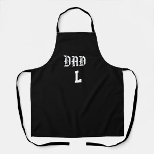 Tablier de Cuisine Noir Personnalisé - Papa
