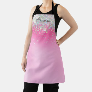 Tablier de cuisine personnalisé avec nom et paille