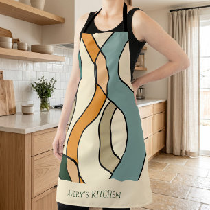 Tablier de cuisine personnalisé moderne du milieu 