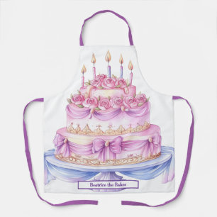 Tablier de cuisine personnalisé pour gâteau d'anni