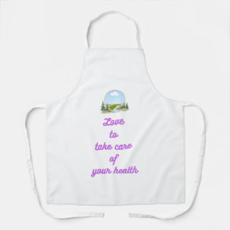 Tablier de cuisine pour femmes à monogramme modern