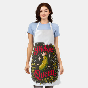 Tablier de cuisine Reine Funny Pickle - J'adore le