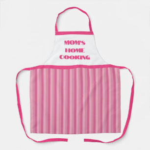 Tablier de Cuisine simple rose pour maman