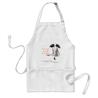 Tablier de cuisinier du feu