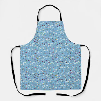Tablier de fleurs et de papillons