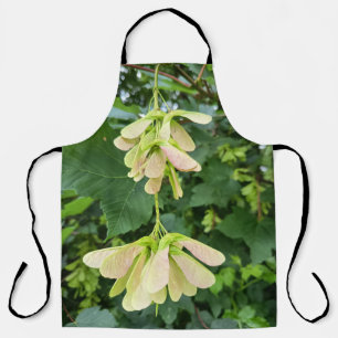 Tablier de graines d'érable vertes de la nature