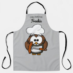 Tablier de grillade Grillmaster papa chouette