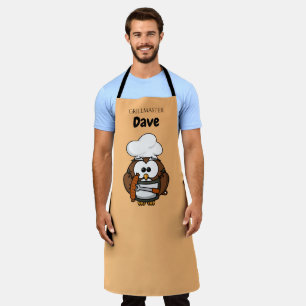 Tablier de grillmaster chouette mignon